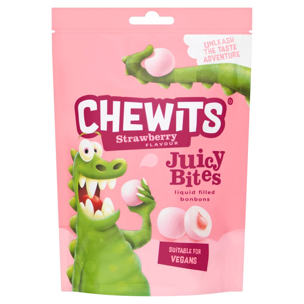 Chewits Strawberry Flavour Juicy Bites 115g