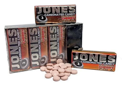 Jones carbonated candy cherry cola مشروب جونز الغازي بنكهة حلوى الكرز
