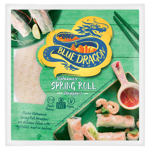 Blue Dragon spring roll wrapper rice paper 134g