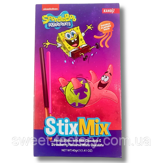 Nickoladen stix mix اصابع بسكويت بالفراولة