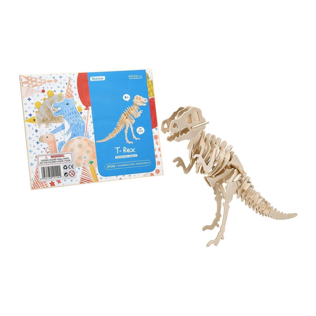 Puzzle 3D wooden T rex