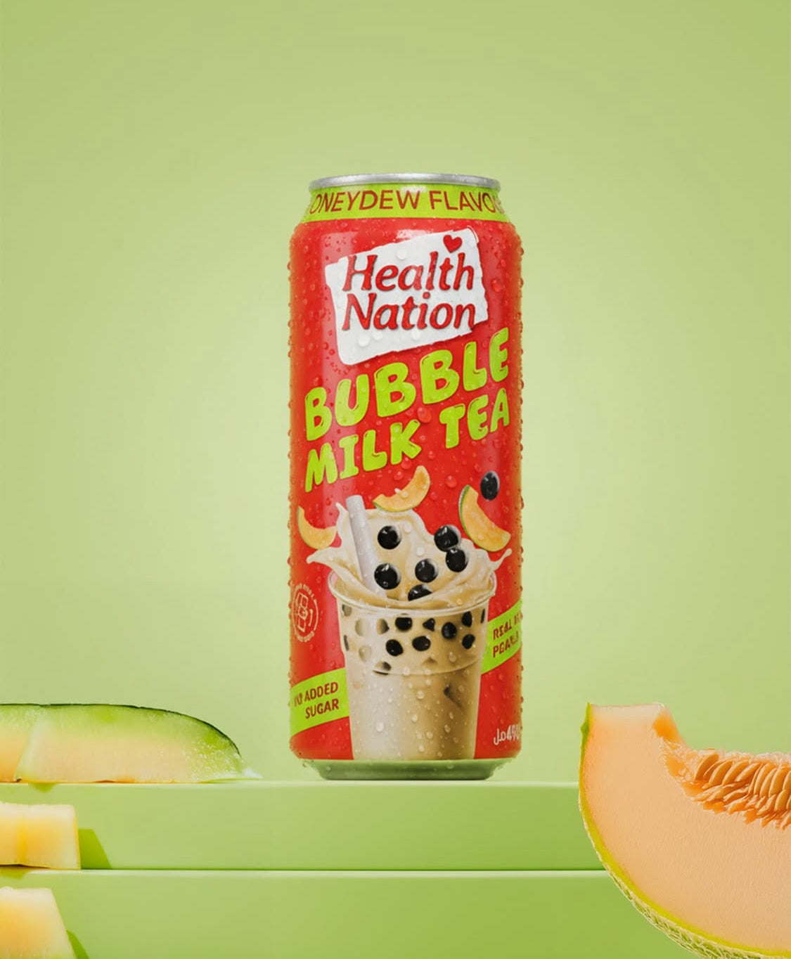 HN bubble milk tea honeydew