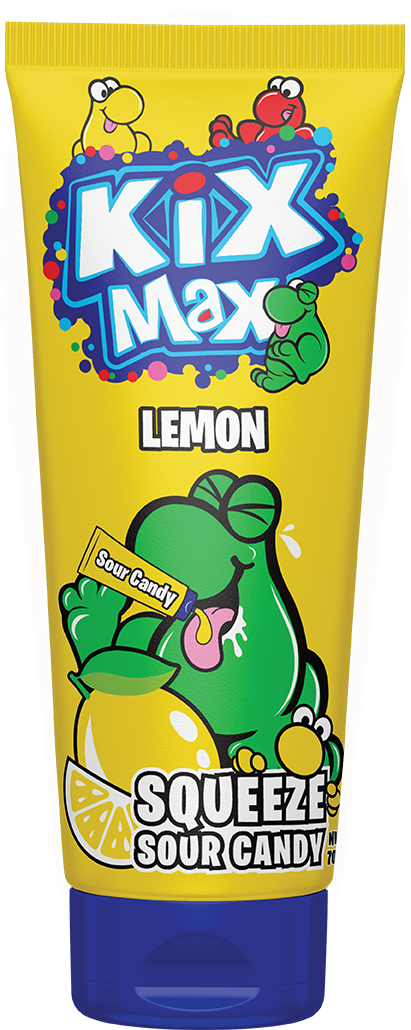 Kix max squeeze sour candy حلوى كيكس ماكس سكويز الحامضة