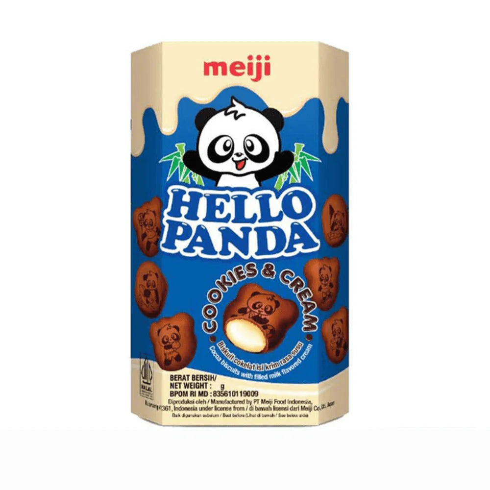 Meiji Hello panda cookies and cream