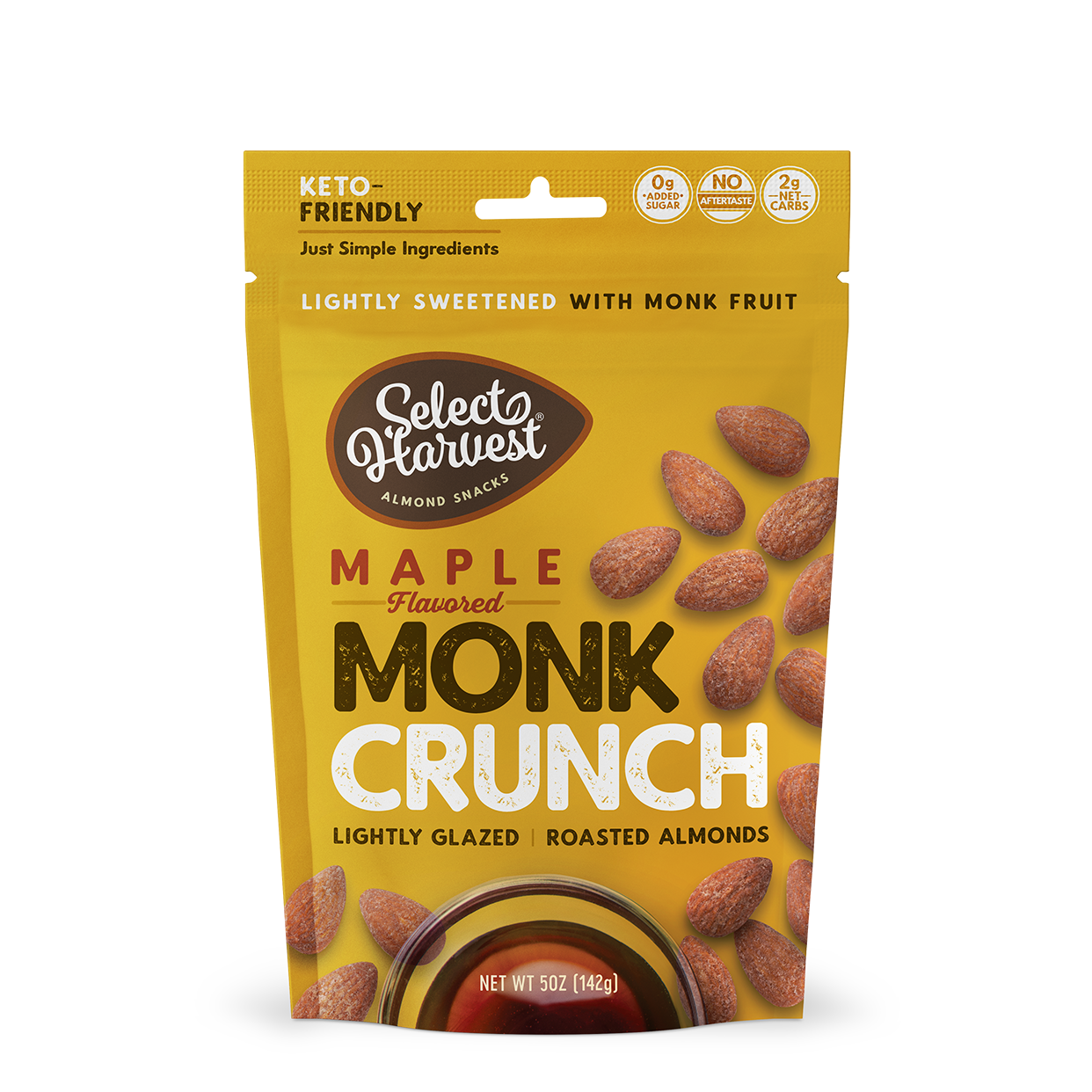 SH maple Monk Crunch roasted Almonds