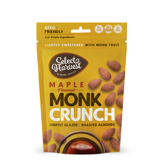 SH maple Monk Crunch roasted Almonds