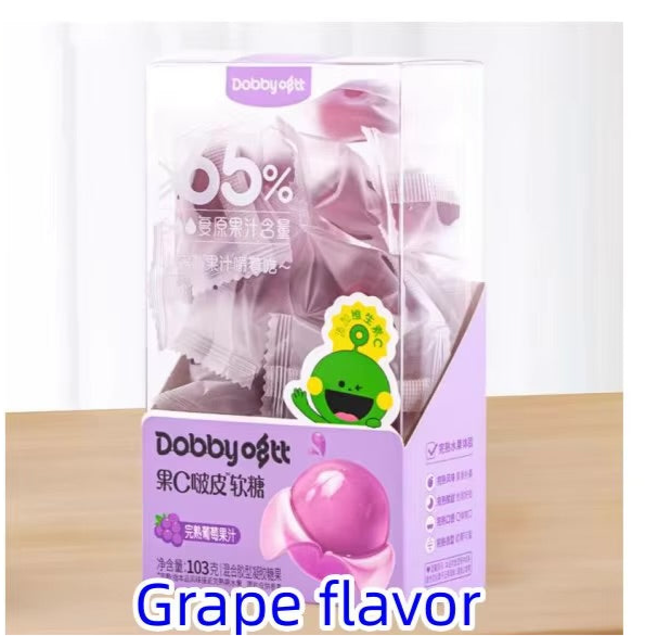 Dobby peel-able grape juicy gummy ترند ابو عطية .