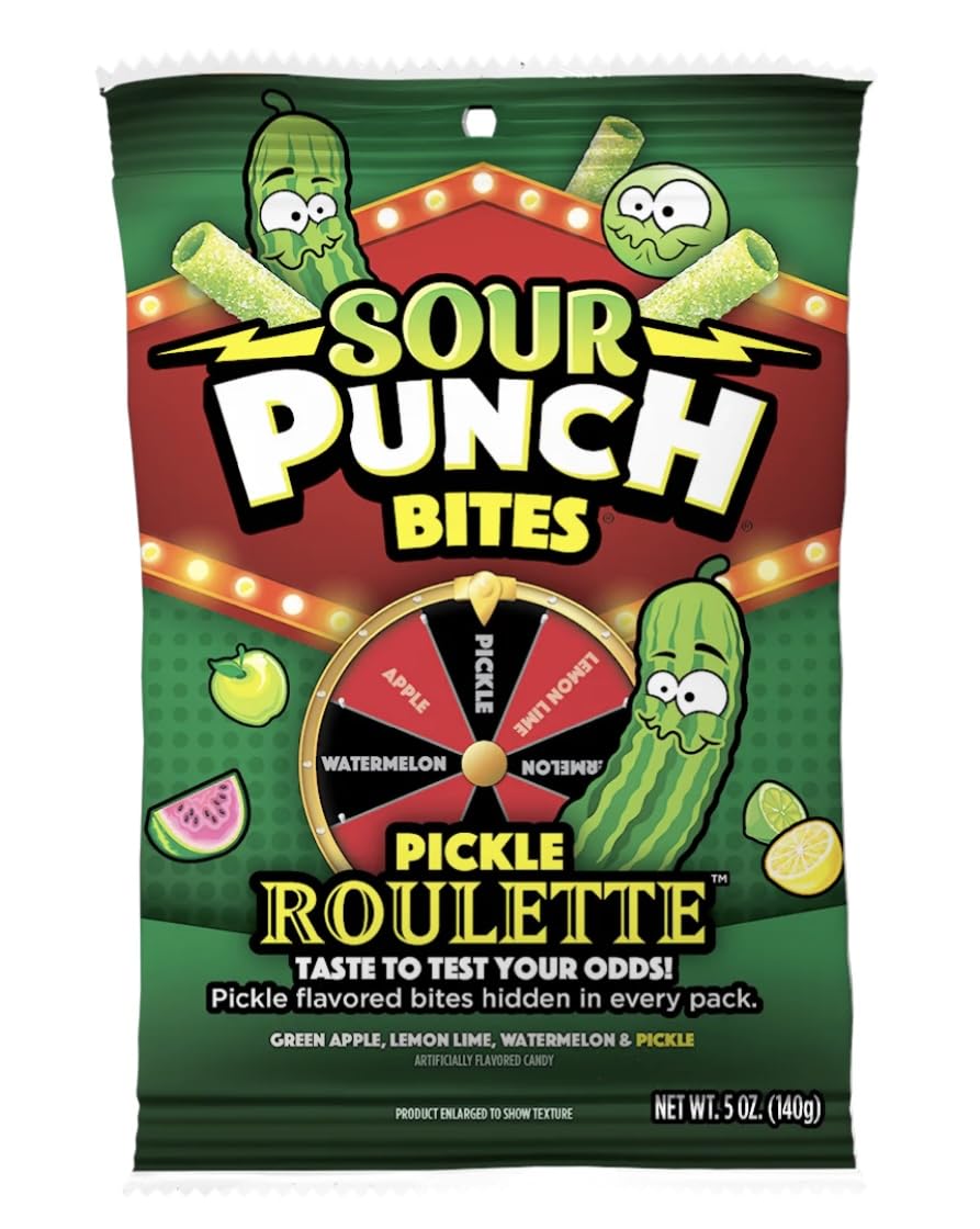 Sour punch pickle roulette 142g