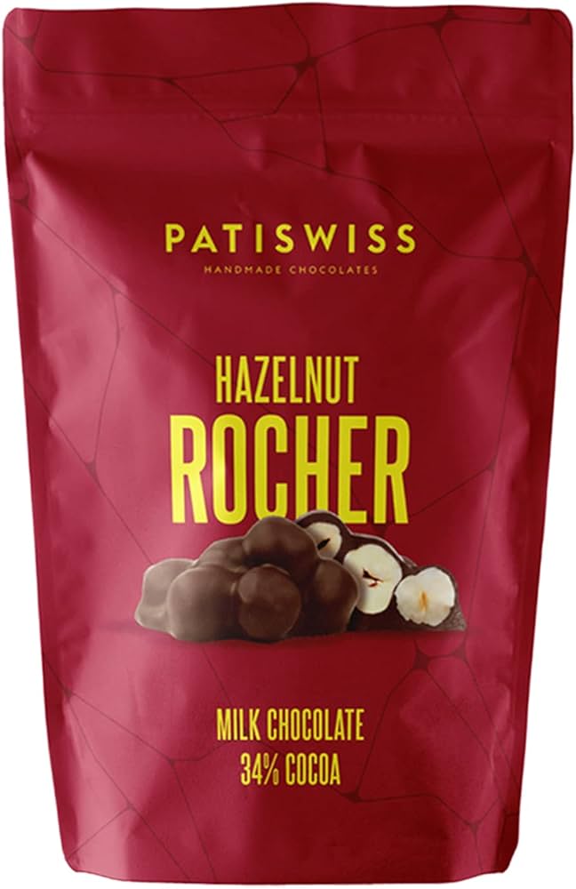 Patiswiss milk chocolate hazelnut rocher