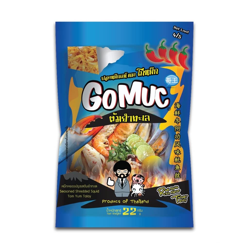 Gomuc seasoned shredded squid tom yom flavour