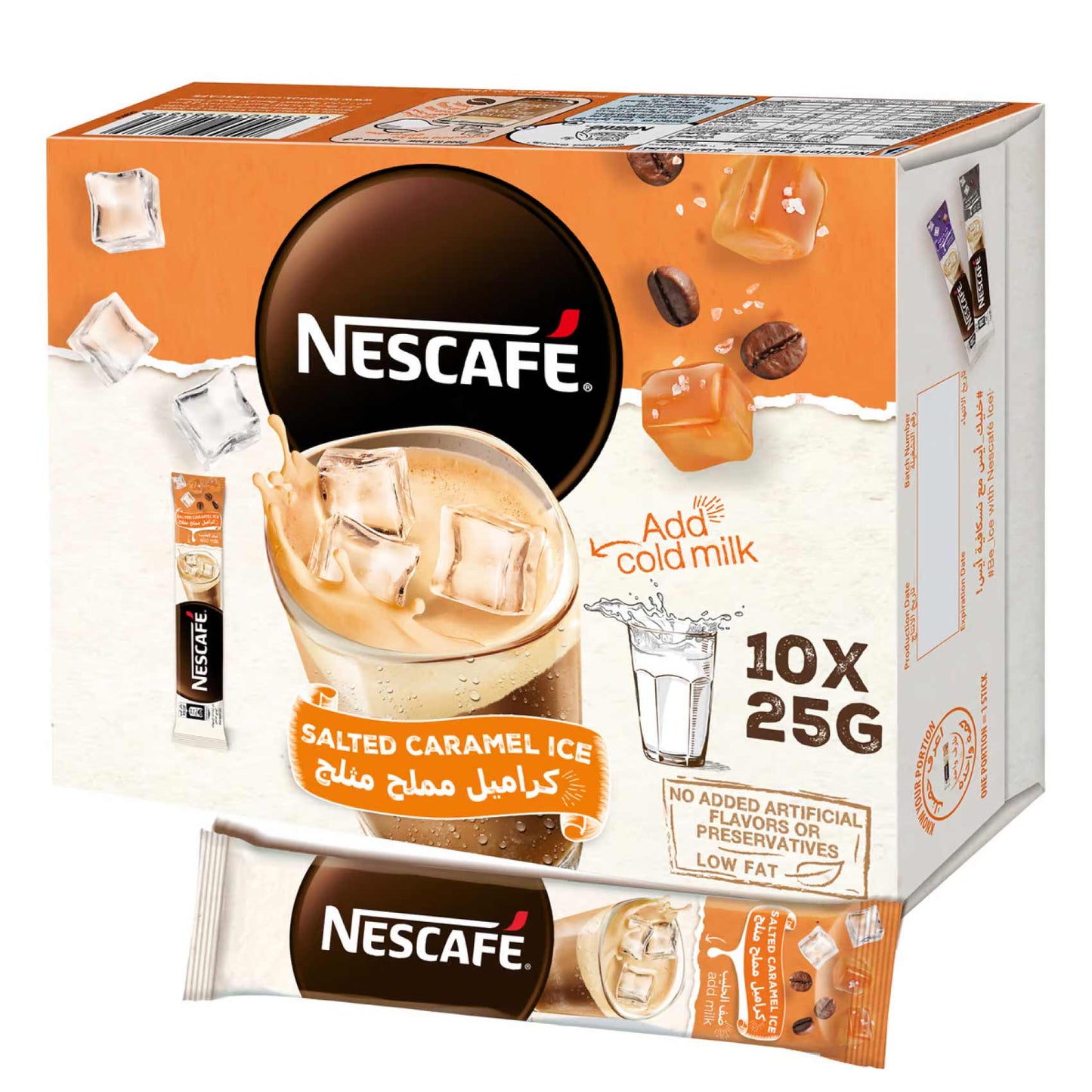 Nescafe Salted Caramel Ice, 10 x 25g