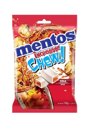 Mentos Cola Flavor Incredible Chew Bag, 140g