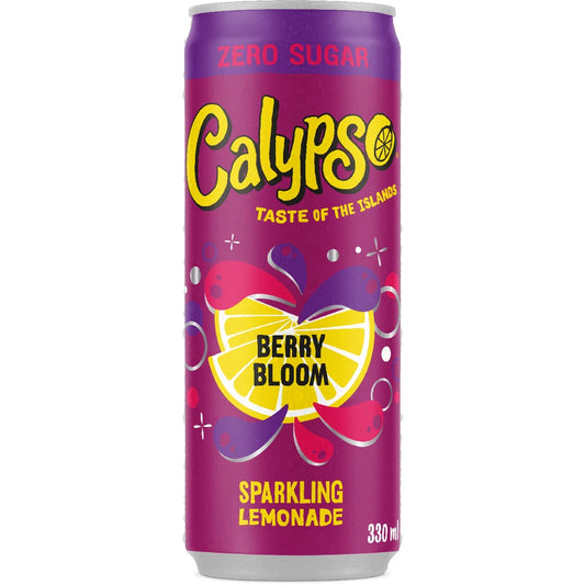 Calypso berry bloom sparkling lemonade zero suger