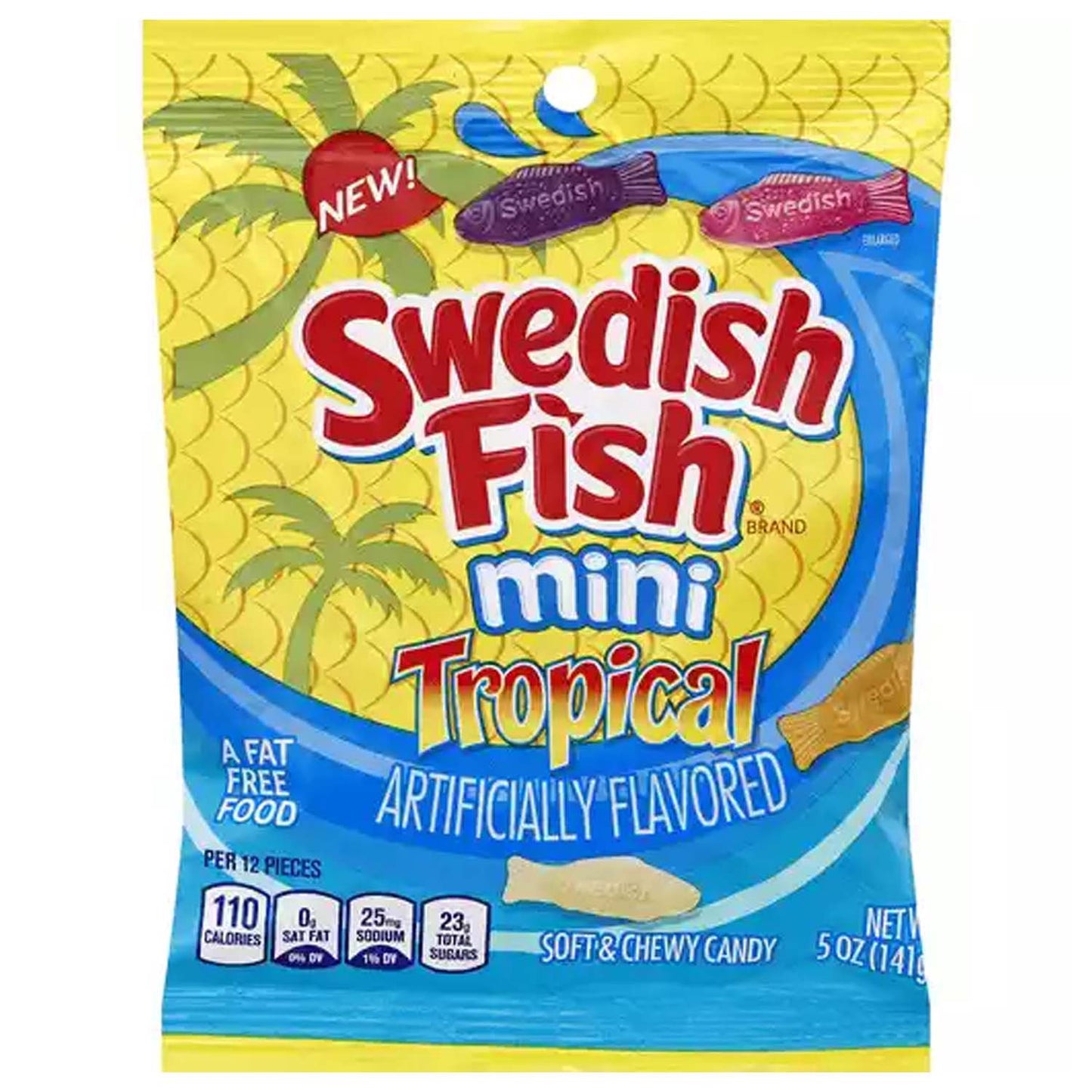 Swedish Fish Mini Tropical Candy