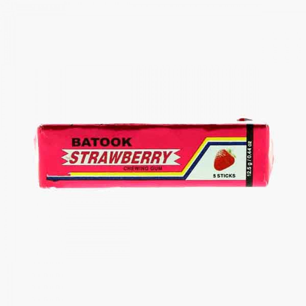 Batook Chewing Gum strawberry 5'Stick لبان باطوق بالفراولة