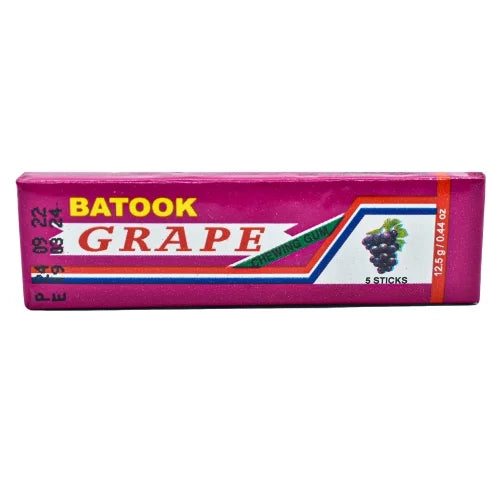 Batook Chewing Gum Grape 5'Stickلبان باطوق بالعنب