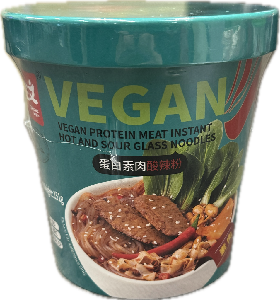 Zheng wen vegan meat instant glass noodles spicy