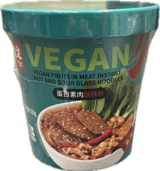 Zheng wen vegan meat instant glass noodles spicy
