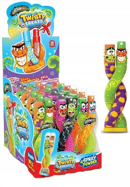 johny bee twisty treats spray