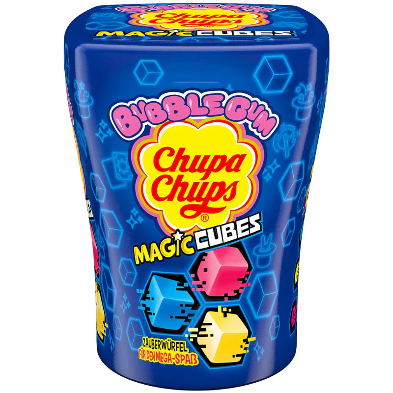 Chupa Chups Magic Cubes Bubble Gum Bottle, 86g