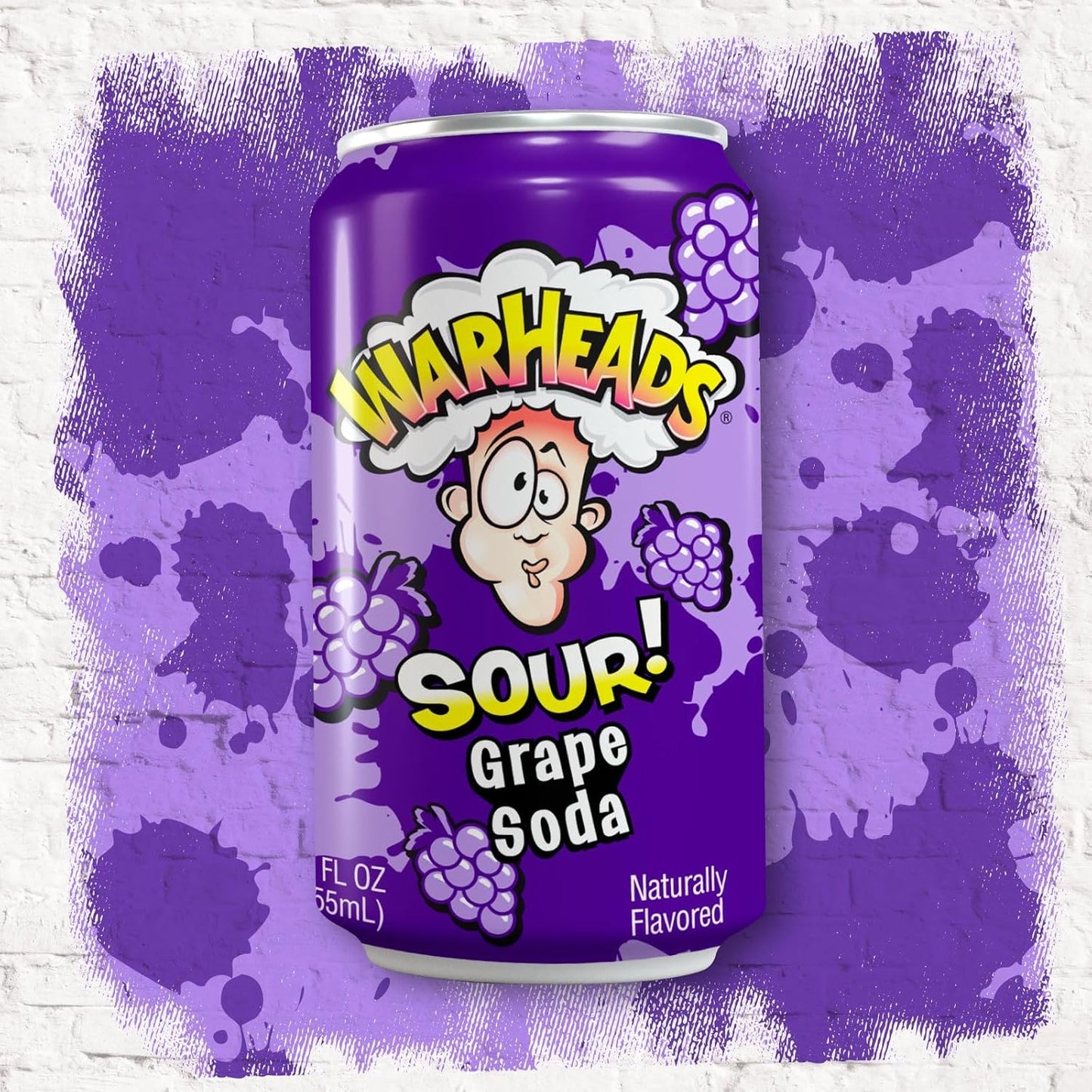 warheads sour drinks grape soda مشروب ورهيد الحامض بنكهة العنب