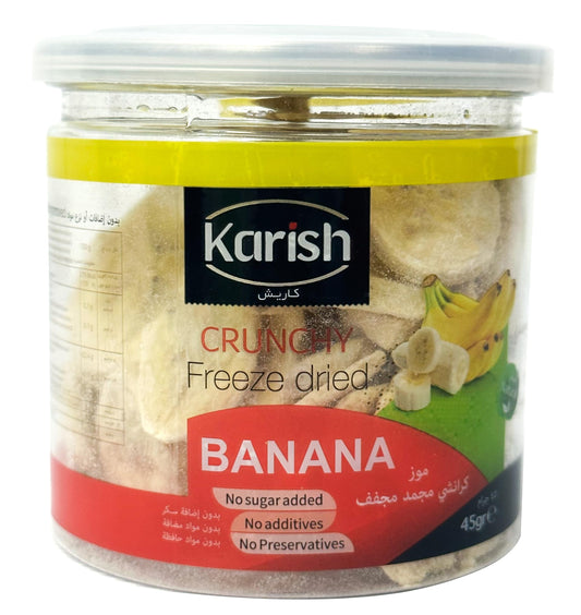 karish crunchy freeze dried banana