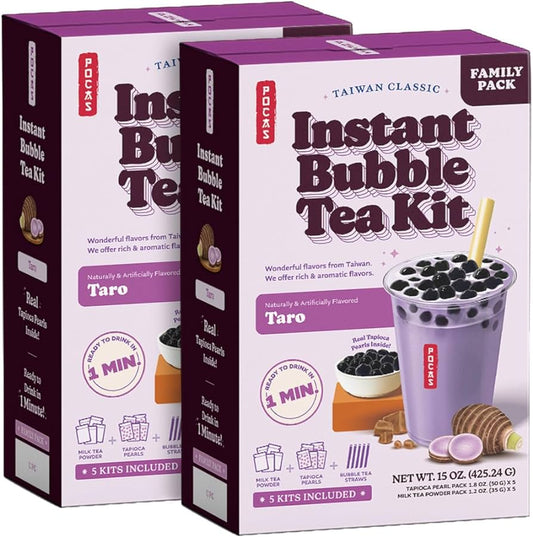 Instant bubble tea kit taro