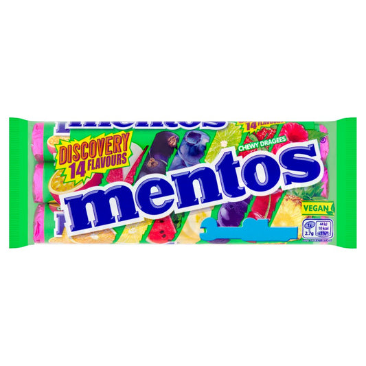 Mentos Discovery 14 Flavours Chewy Dragees Rolls 3