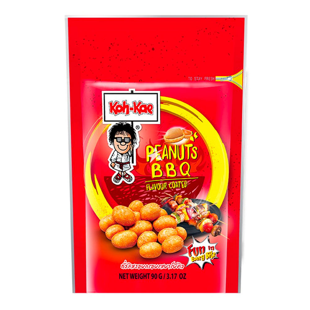 Koh-Kae Peanuts BBQ Flavour Coated 90g