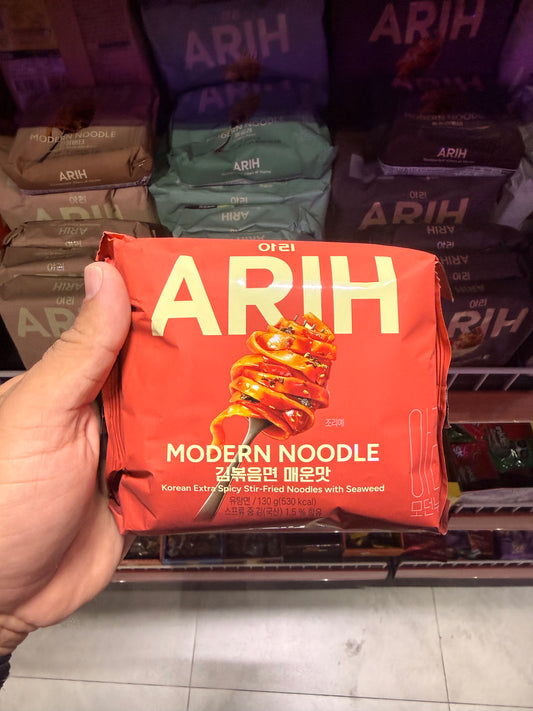 BTS x ARIH K-Super Spicy Seaweed Modern Noodle – Korean Premium Ramen 1 pack