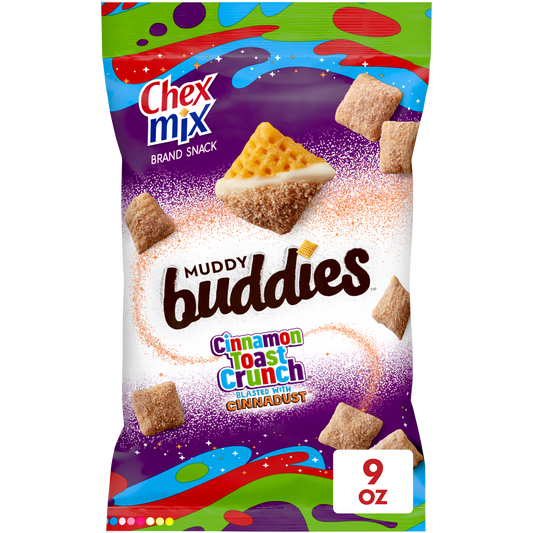 Chex mix muddy buddies cinnamon toast crunch snack