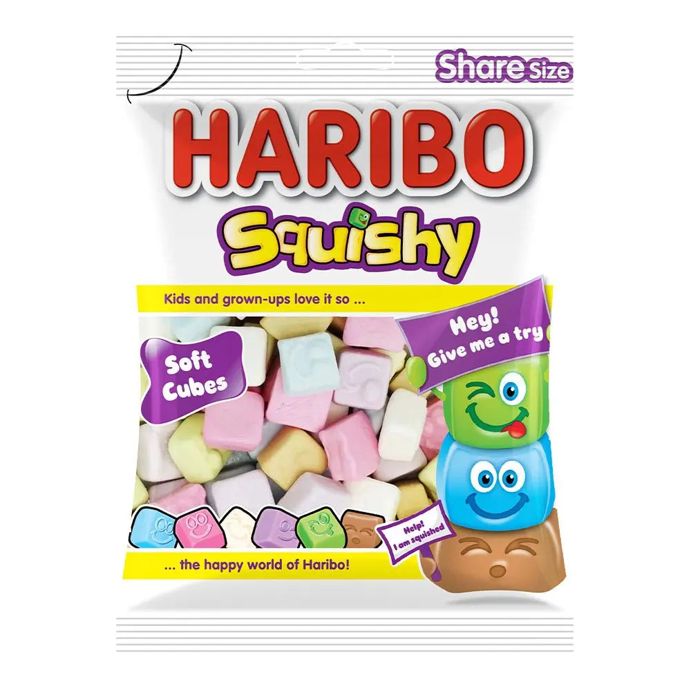 Haribo squishy soft cubes