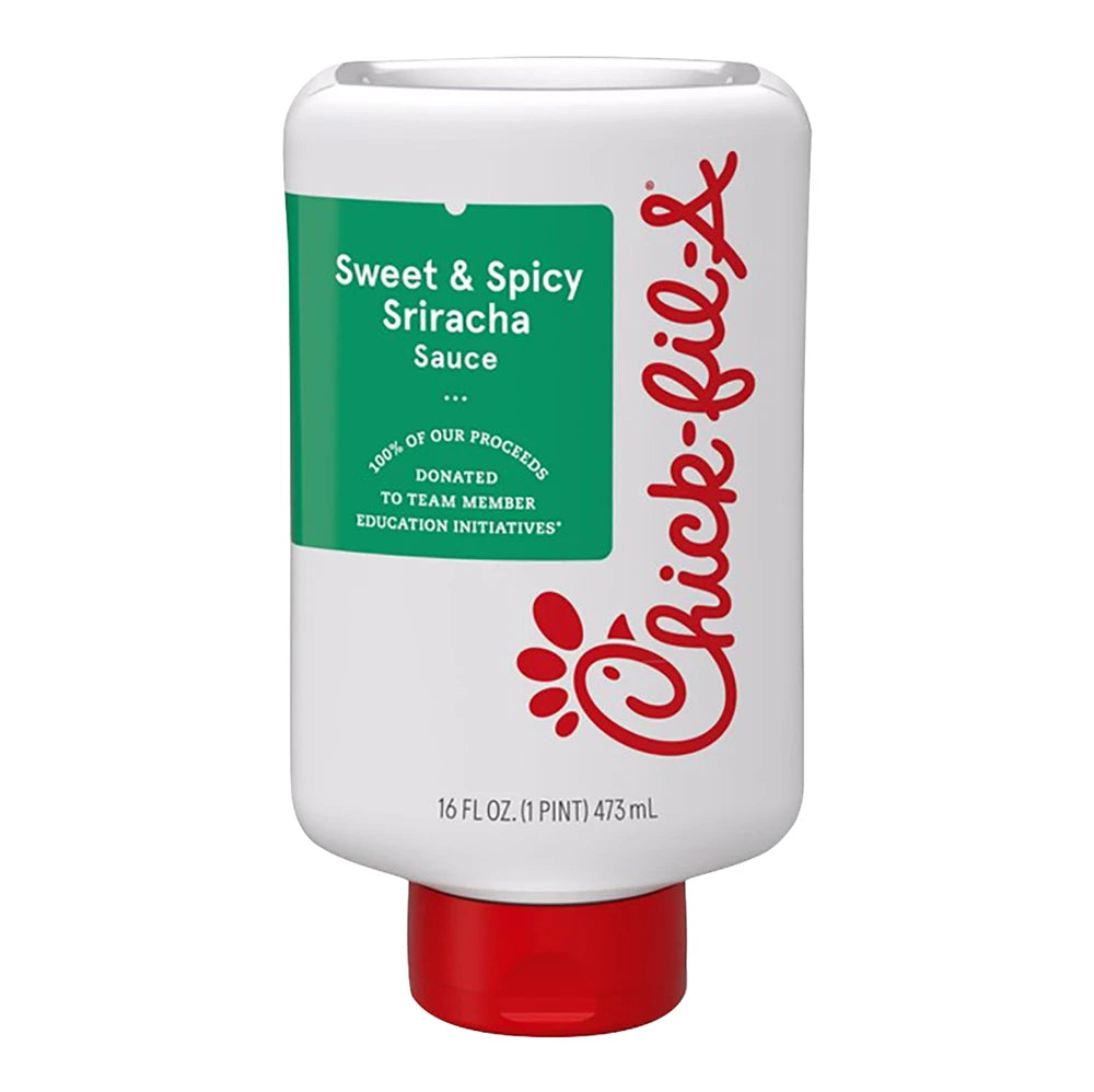 Chick-Fil-A Sweet & Spicy Sriracha Sauce Bottle