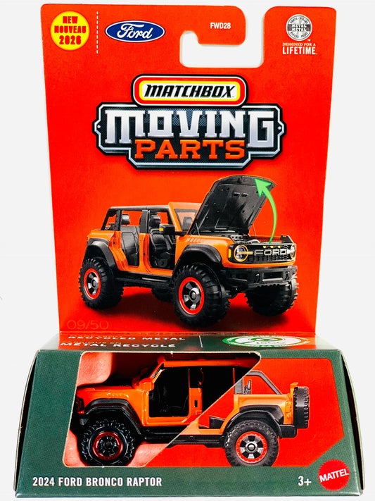 Matchbox 2026 Moving Parts Case K 2024 Ford Bronco Raptor