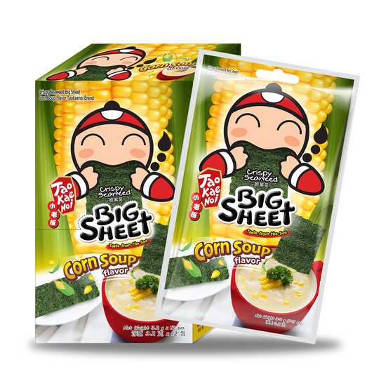 Tao kae noi crispy seaweed big sheet corn soup flavour