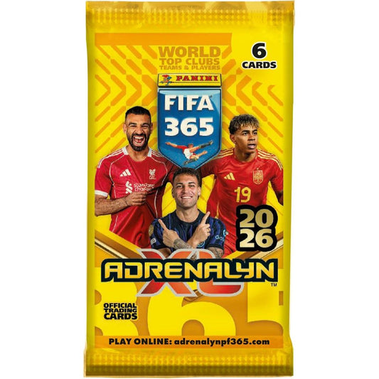 Adrenalyn xl official trading cards panini fifa 365 one pack