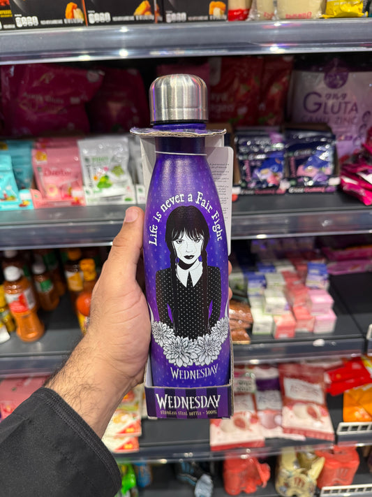 Wednesday Water thermometer bottle