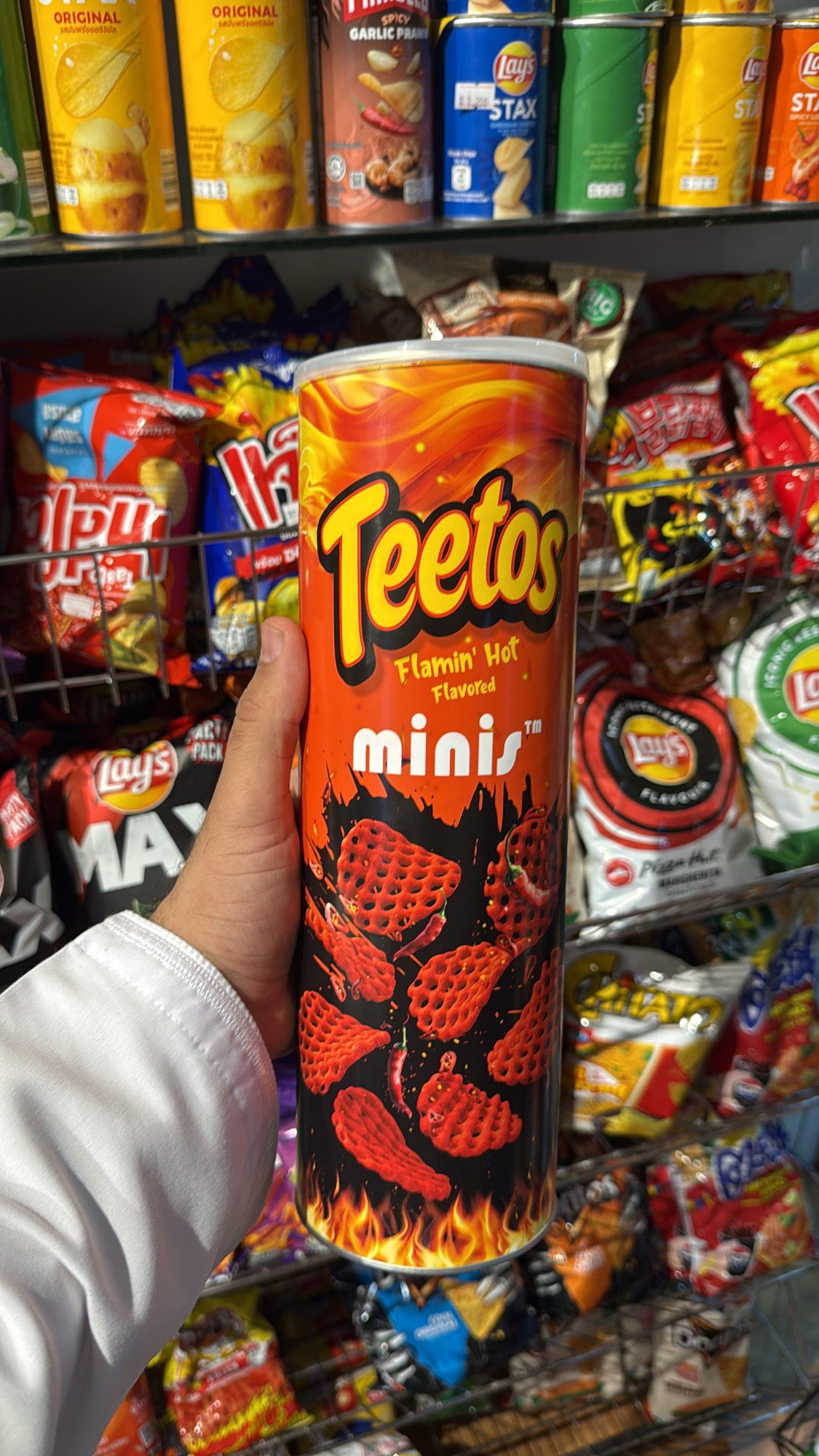 Teetos flamin hot minis تيتوس فلامين هوت مينيز