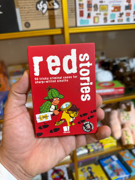 red stories cards