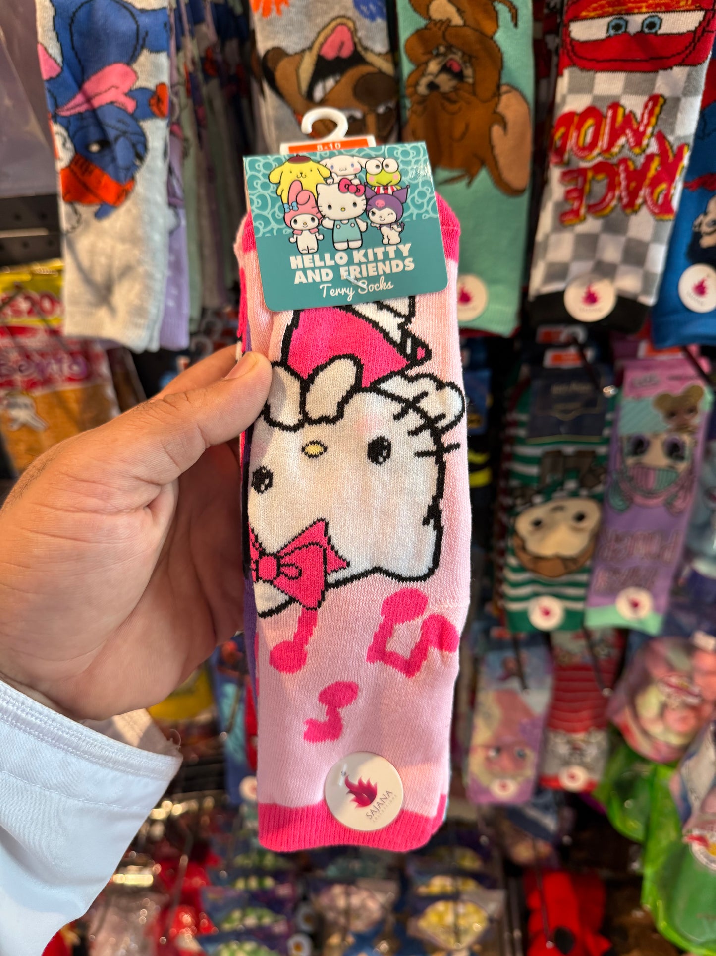 Socks hello kitty and friends