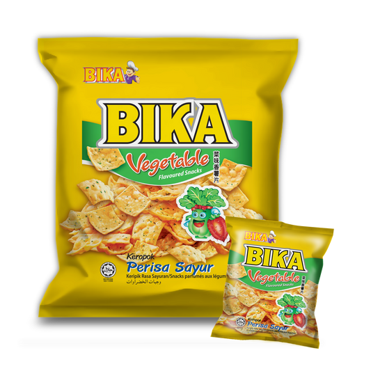 Bika vegetable flavoured snacks family pack