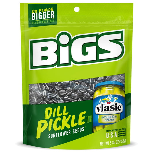 Bigs dill pickles sunflower seeds