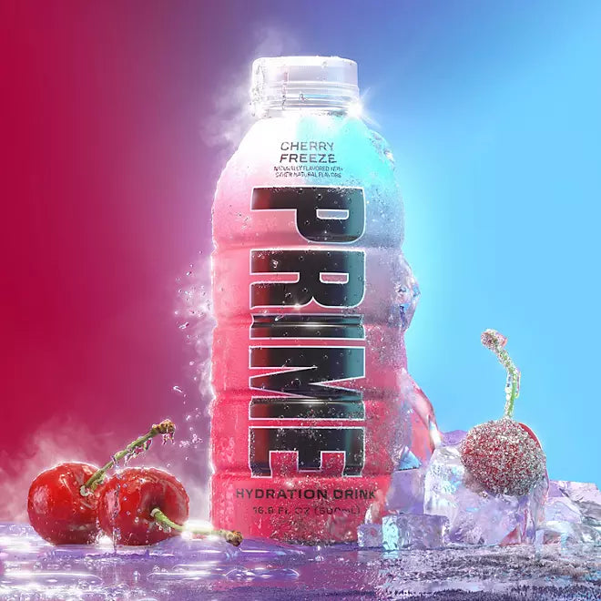 Prime energy drink cherry freeze