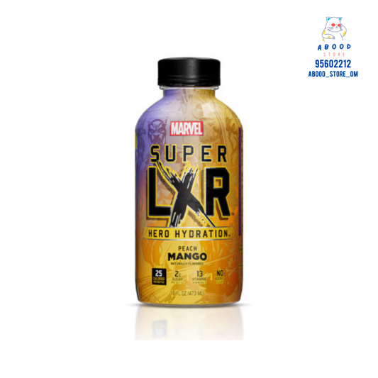 Arizona Super LXR marvel peach mango hydration drink