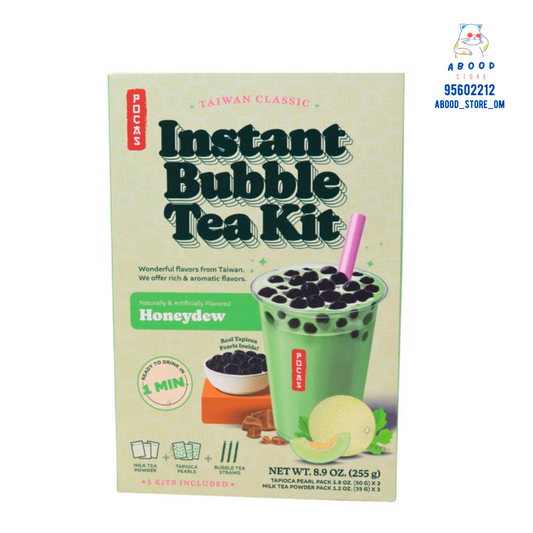 Instant bubble tea kit melon