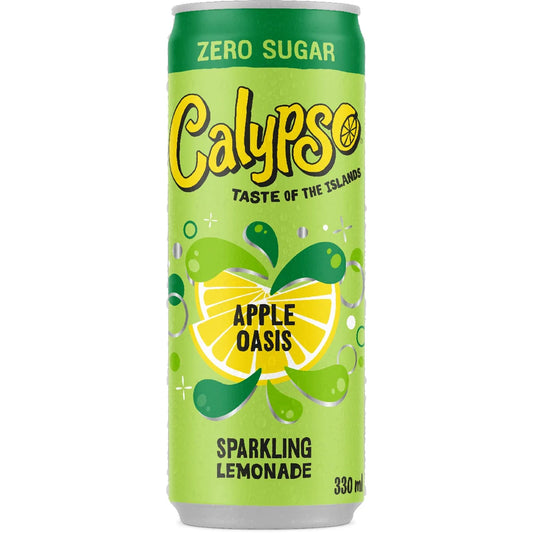 Calypso apple oasis sparkling lemonade zero suger