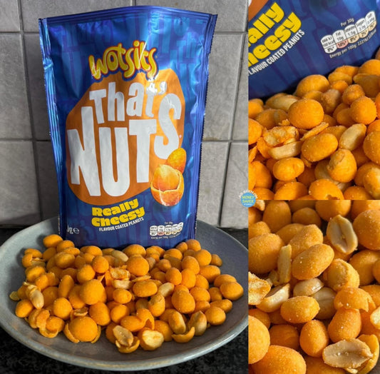 Wotsits that nuts really cheesy coated peanuts