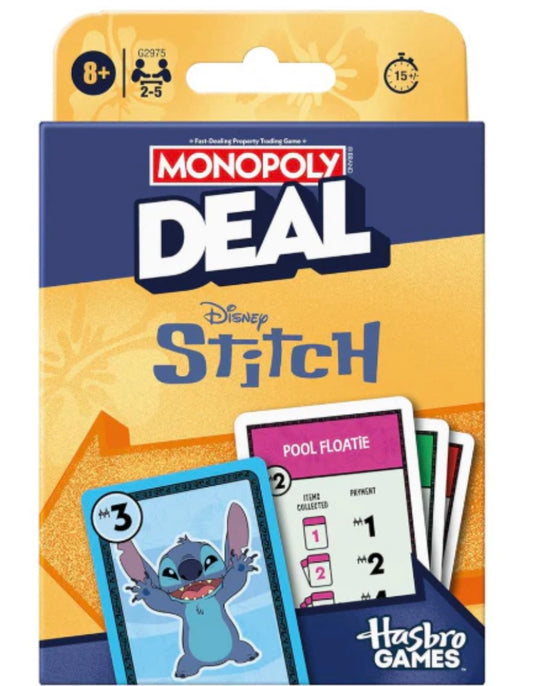 Disney Stitch Edition Card Game -Monopoly Deal