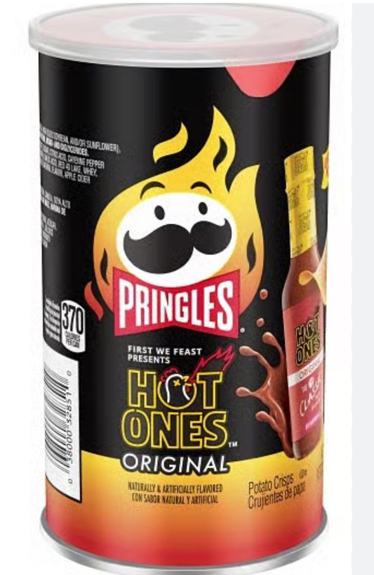 Pringles chips hot ones original
