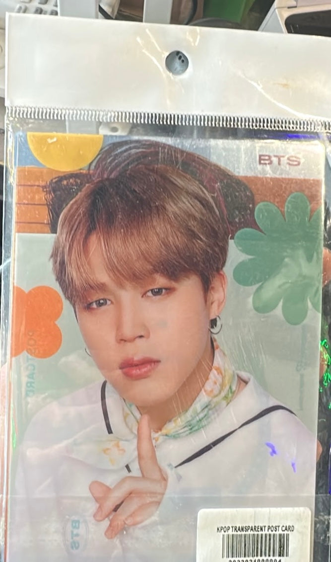 Kpop post transparent post card